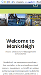 Mobile Screenshot of monksleigh.com